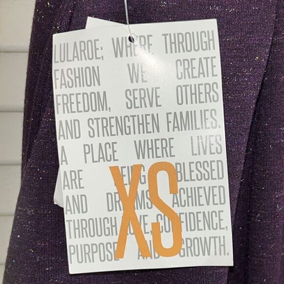 Power 💥 Purple Sparkle ❇️ ✨2 Pocket Skirt Fit & Flare Skirt NWT - Picture 9 of 17